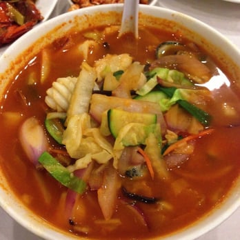 Lobster King - Jjam poong (spicy seafood noodles) - Seafood Near Me - Honolulu, Hawaii