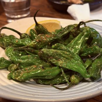 Doraku Sushi Kapolei - Charred Shishito Peppers - Sushi Bars Near Me - Kapolei, Hawaii Doraku Sushi Kapolei - Charred Shishito Peppers - Sushi Bars Near Me - Kapolei, Hawaii