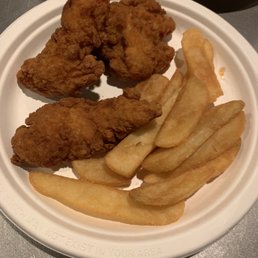 Chicken tenders and fries