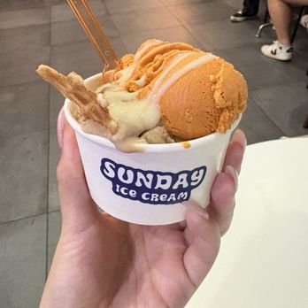 Sunday Ice Cream - Thai tea and Vietnamese coffee ice cream - Ice Cream & Frozen Yogurt Near Me - San Diego, California Sunday Ice Cream - Thai tea and Vietnamese coffee ice cream - Ice Cream & Frozen Yogurt Near Me - San Diego, California