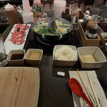 Tabu Shabu - Costa Mesa - Miso soup with angus beef - Japanese Near Me - Costa Mesa, California Tabu Shabu - Costa Mesa - Miso soup with angus beef - Japanese Near Me - Costa Mesa, California
