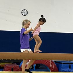 Precision Elite Gymnastics - Preschool on the Balance Beam!