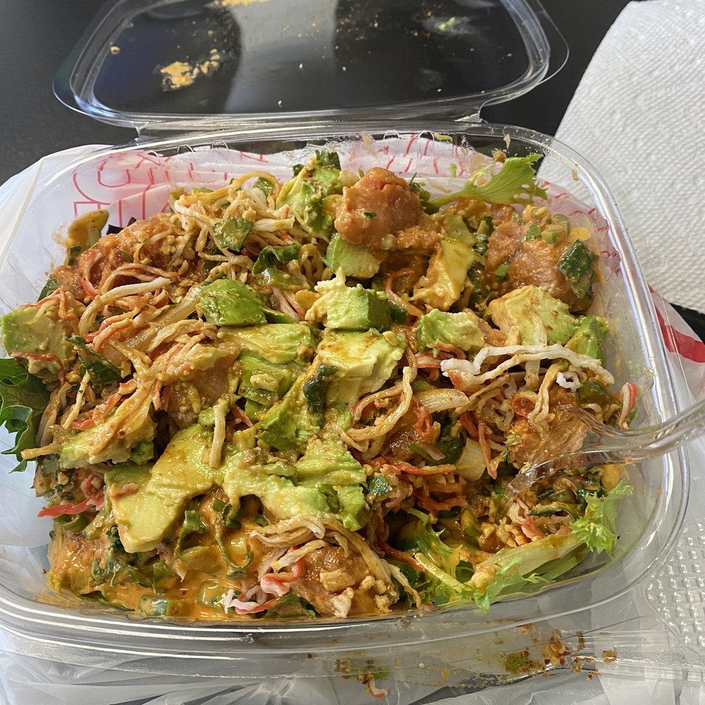 chicken salad in a plastic container chicken salad in a plastic container