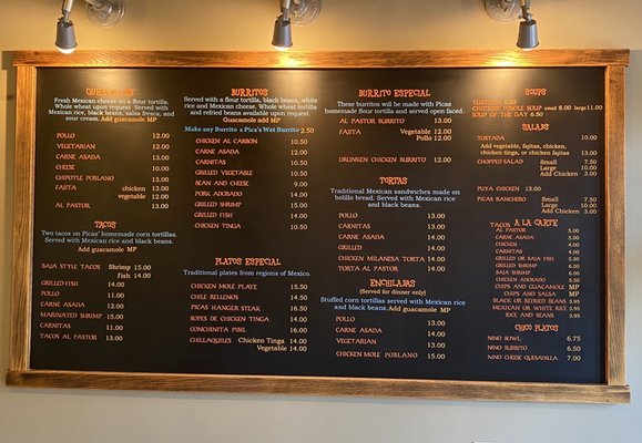 Menu photo 3 Pica's Mexican Taqueria Jackson, WY Menu photo 3 Pica's Mexican Taqueria Jackson, WY