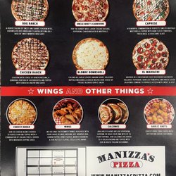 Manizza's Pizza - Menu