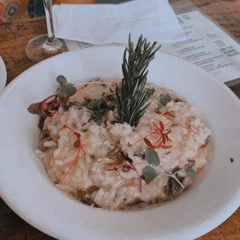 Concrete - Mushroom Risotto - Breakfast & Brunch Near Me - Brooklyn, New York Concrete - Mushroom Risotto - Breakfast & Brunch Near Me - Brooklyn, New York