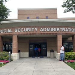 US Social Security Administration - The outside entrance