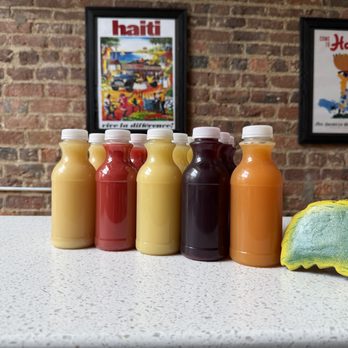 Kafe Louverture - Fresh juice made daily
Pineapple ginger, black seed red watermelon, ginger limeade, hibiscus and orange watermelon juice. - Bakeries Near Me - Rocky Mount, North Carolina Kafe Louverture - Fresh juice made daily
Pineapple ginger, black seed red watermelon, ginger limeade, hibiscus and orange watermelon juice. - Bakeries Near Me - Rocky Mount, North Carolina
