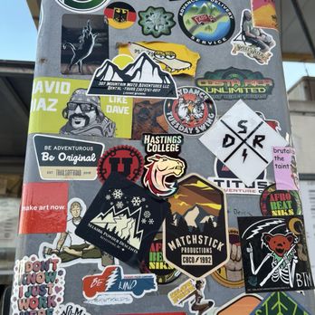 Tacos La Pasadita - Cool stickers add to the vibe - Mexican Near Me - Green River, Utah