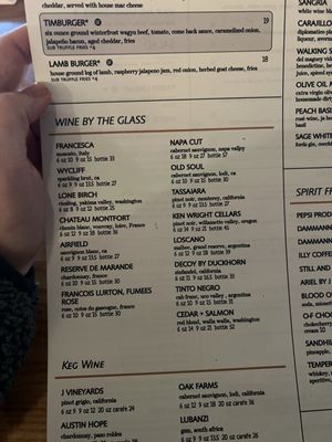 Menu photo 1 Timber Wood Fire Bistro Omaha, NE Menu photo 1 Timber Wood Fire Bistro Omaha, NE