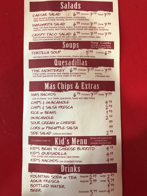 Menu photo 8 Una Más Mexican Grill Sunnyvale, CA Menu photo 8 Una Más Mexican Grill Sunnyvale, CA