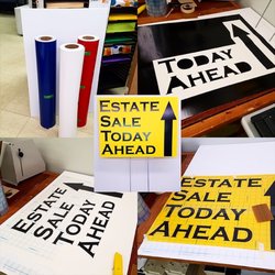 Port City Copy Center - Cut vinyl yard signs are very durable in the weather's elements