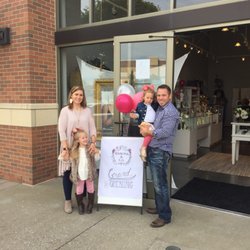 Ellen  Grace - Ramona&co owner Lauren Lasko and family at ReGrand Opening Fall 2017