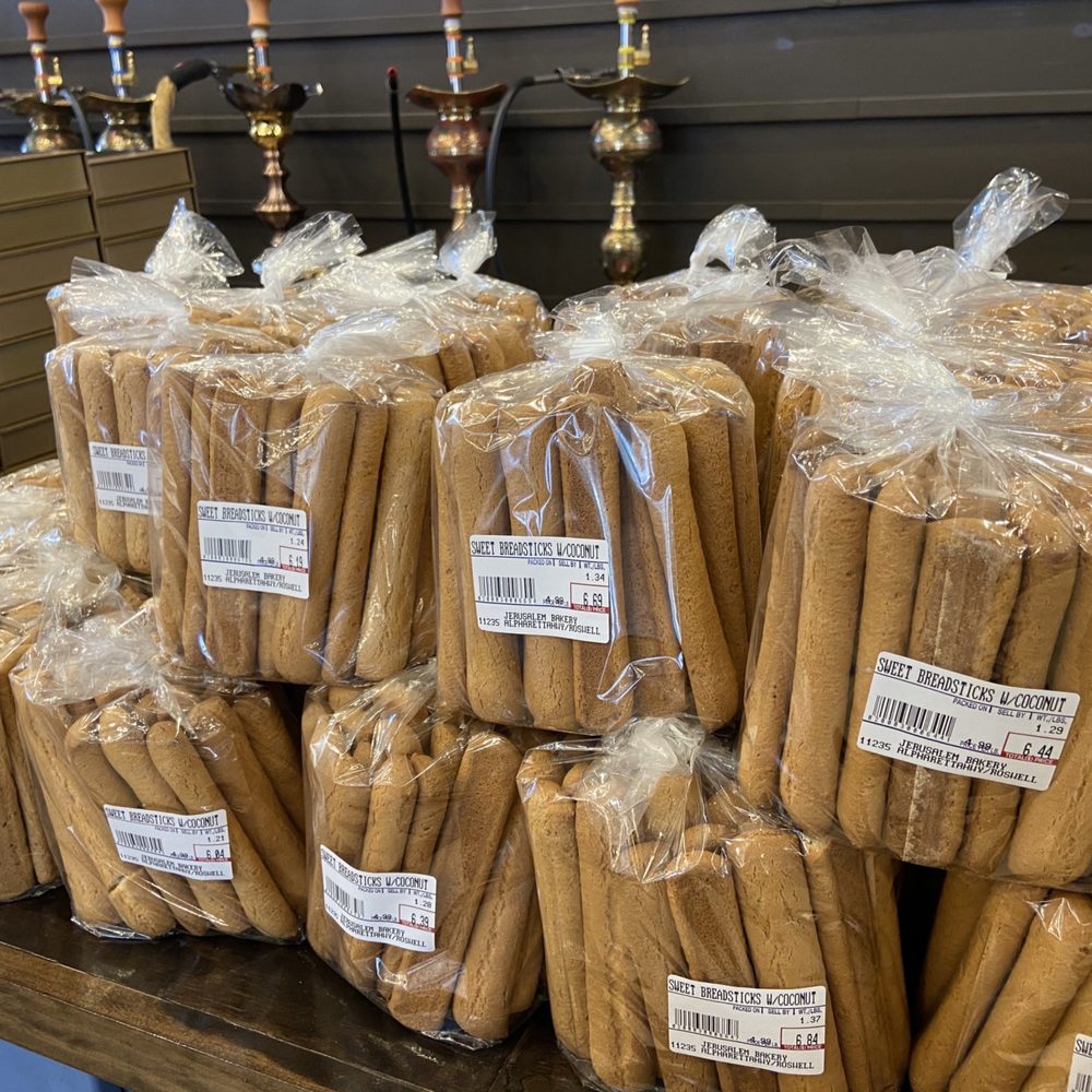 Jerusalem Bakery & Grill - a display of breadsticks - Middle Eastern Near Me - Alpharetta, Georgia Jerusalem Bakery & Grill - a display of breadsticks - Middle Eastern Near Me - Alpharetta, Georgia