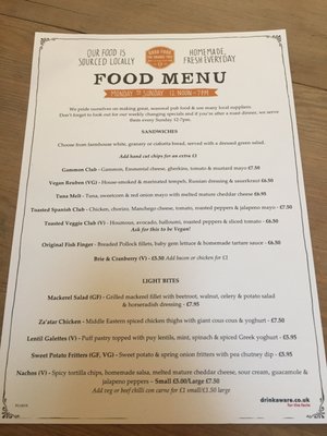 Menu photo 1 The Orange Tree Leicester, LCE Menu photo 1 The Orange Tree Leicester, LCE