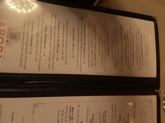 Menu photo 7 Sapori Trattoria Collingswood, NJ