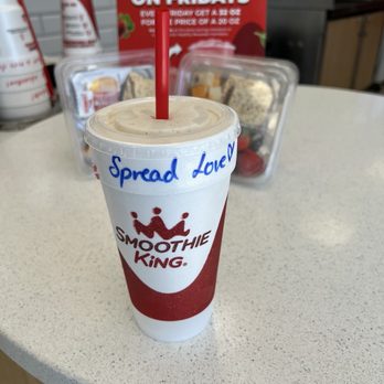 Smoothie King - High protein banana smoothie - Juice Bars & Smoothies Near Me - Plantation, Florida Smoothie King - High protein banana smoothie - Juice Bars & Smoothies Near Me - Plantation, Florida