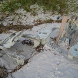 Island Time Design - The affects of Debby (6/24/2012) on a couple of Island Time chairs. After picture coming soon...