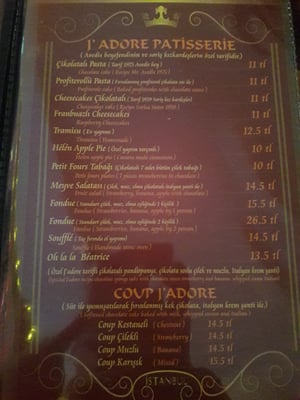 Menu photo 2 J'adore Chocolatier & Cafe Istanbul, 34