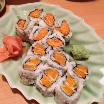 Futigi - Spicy salmon roll and sweet potato roll. - Japanese Near Me - Fresh Meadows, New York Futigi - Spicy salmon roll and sweet potato roll. - Japanese Near Me - Fresh Meadows, New York