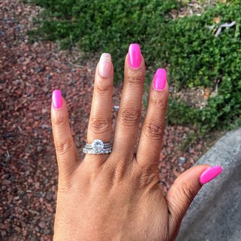 Nail Tek - Love my nails. All natural Kiara Sky Dip powder. - Nail Salons Near Me - Chapel Hill, North Carolina