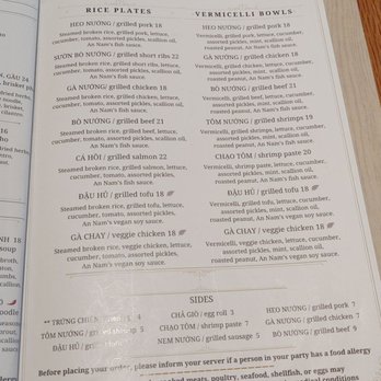 An Nam - Menu - Vietnamese Near Me - Somerville, Massachusetts An Nam - Menu - Vietnamese Near Me - Somerville, Massachusetts