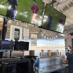 TVs over bar