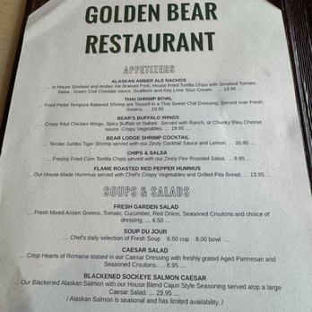 Golden Bear Restaurant - American Near Me - Fairbanks, Alaska Golden Bear Restaurant - American Near Me - Fairbanks, Alaska