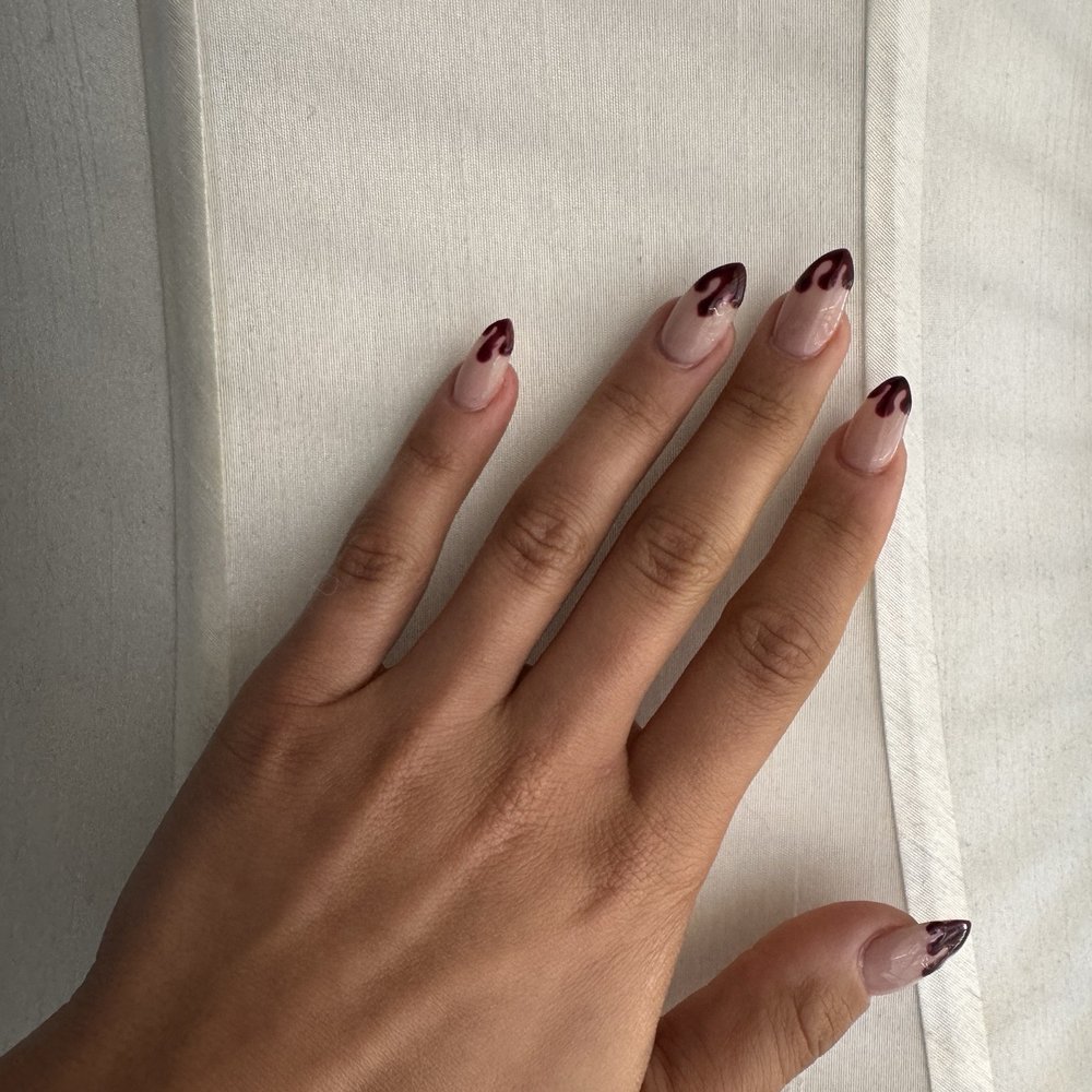 Blood dripping nails Blood dripping nails