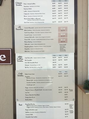 Menu photo 2 Java Hut Delta, CO