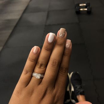 The Glossary Nail Spa - 3 different shades of gel polish. I love it! - Nail Salons Near Me - Reston, Virginia The Glossary Nail Spa - 3 different shades of gel polish. I love it! - Nail Salons Near Me - Reston, Virginia