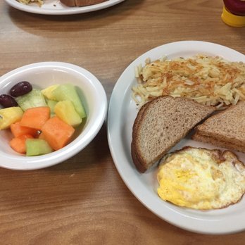 Omelet Shoppe - Wheat toast, egg, hash browns from the grill. Fruit cup on the side extra. - Diners Near Me - Dublin, Virginia Omelet Shoppe - Wheat toast, egg, hash browns from the grill. Fruit cup on the side extra. - Diners Near Me - Dublin, Virginia