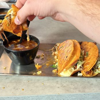 Birria  Bite - (3) Quesabirria tacos+consome. - Seafood Near Me - Las Vegas, Nevada