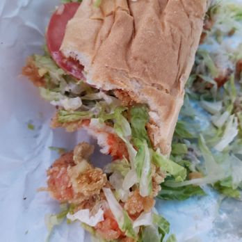 Beaux Seafood - Crawfish poboy was delicious! - Food Trucks Near Me - Manchaca, Texas