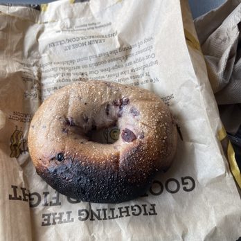 Einstein Bros. Bagels - Burnt blueberry bagel - Bagels Near Me - Lawrenceville, Georgia