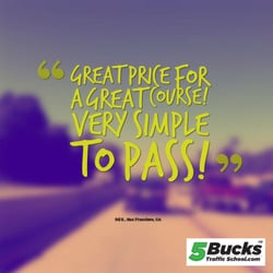 5 Bucks Traffic School - Cheapest, fastest and easiest traffic school in California