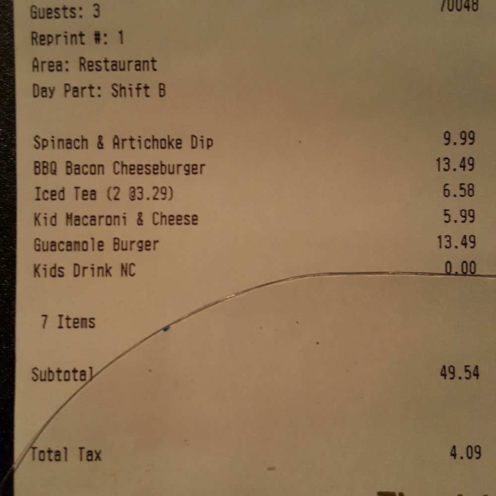 Rainforest Cafe - My receipt. Good job Dakota. Consumers, watch the prices. - American Near Me - Katy, Texas Rainforest Cafe - My receipt. Good job Dakota. Consumers, watch the prices. - American Near Me - Katy, Texas