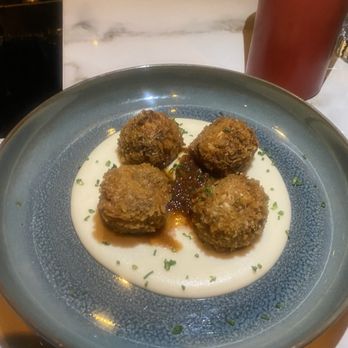 Matu - Beef Croquetas, Celeriac Puree - Steakhouses Near Me - Beverly Hills, California