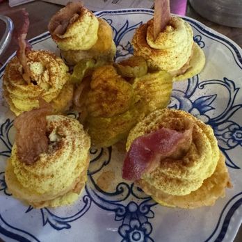 Lucy Cooper's Ice House - Chicken-fried deviled eggs; definitely try it!! - Bars Near Me - San Antonio, Texas Lucy Cooper's Ice House - Chicken-fried deviled eggs; definitely try it!! - Bars Near Me - San Antonio, Texas