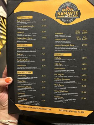Menu photo 4 Namaste India Palace Midlothian, VA