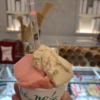 Gelateria Perchè No! - Watermelon and hazelnut - Ice Cream & Frozen Yogurt Near Me - Florence, FI