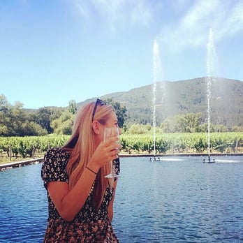 Alpha Omega - Patio view - Wineries Near Me - Saint Helena, California