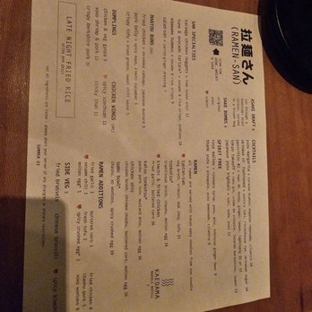 RAMEN-SAN - Menu - Ramen Near Me - Chicago, Illinois RAMEN-SAN - Menu - Ramen Near Me - Chicago, Illinois
