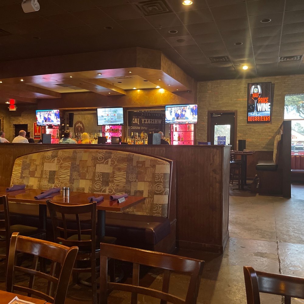 Inside looking at bar Inside looking at bar