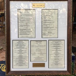 Sedona Frame Gallery - Holly provides restoration work on vintage frames as well as custom layout design as featured at Rene's in Tlaquepaque.