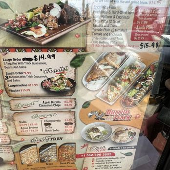 Burrito Track No 2 - Mexican Near Me - Whittier, California