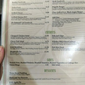 The Clover Irish Pub - Note the price of onion rings... 3.95. Totally fine for a basket of fried onion goodness... But FOUR little rings? Not cool. - Irish Near Me - Miami, Florida The Clover Irish Pub - Note the price of onion rings... 3.95. Totally fine for a basket of fried onion goodness... But FOUR little rings? Not cool. - Irish Near Me - Miami, Florida