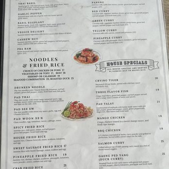 White Elephant - Menu - Thai Near Me - San Diego, California