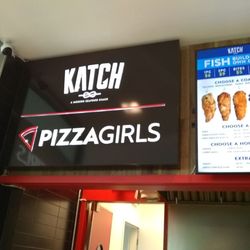 Katch - Katch and Pizza Girls together in one kiosk.