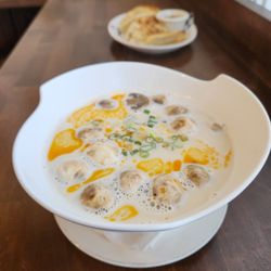 Nou Thai Restaurant - Tom kha soup (Thai coconut cream soup)